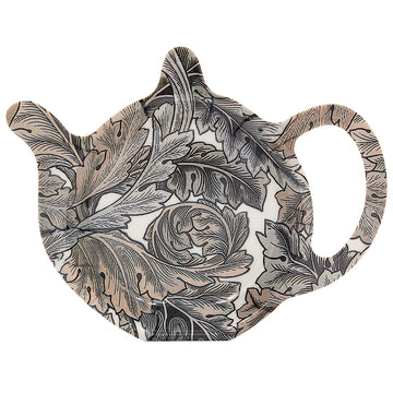 W Morris Acanthus Brown Victorian Teabag Tidy