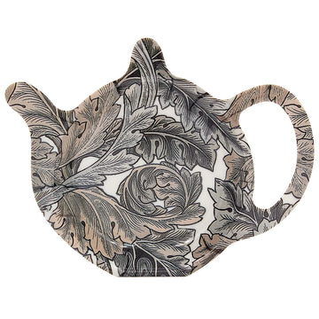 W Morris Acanthus Brown Victorian Teabag Tidy