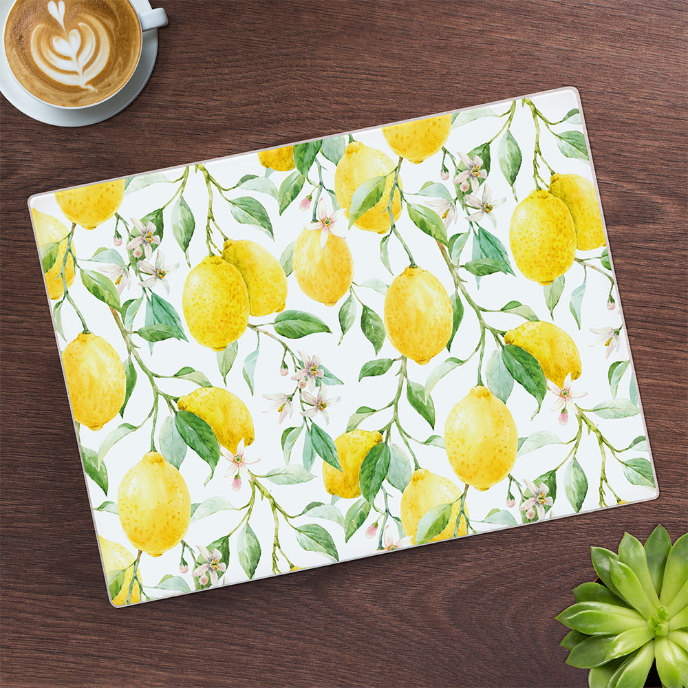 Lemon Grove Toughened Glass Cutting Board