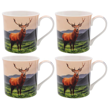 Highland Stag 12Pcs Tableware Set