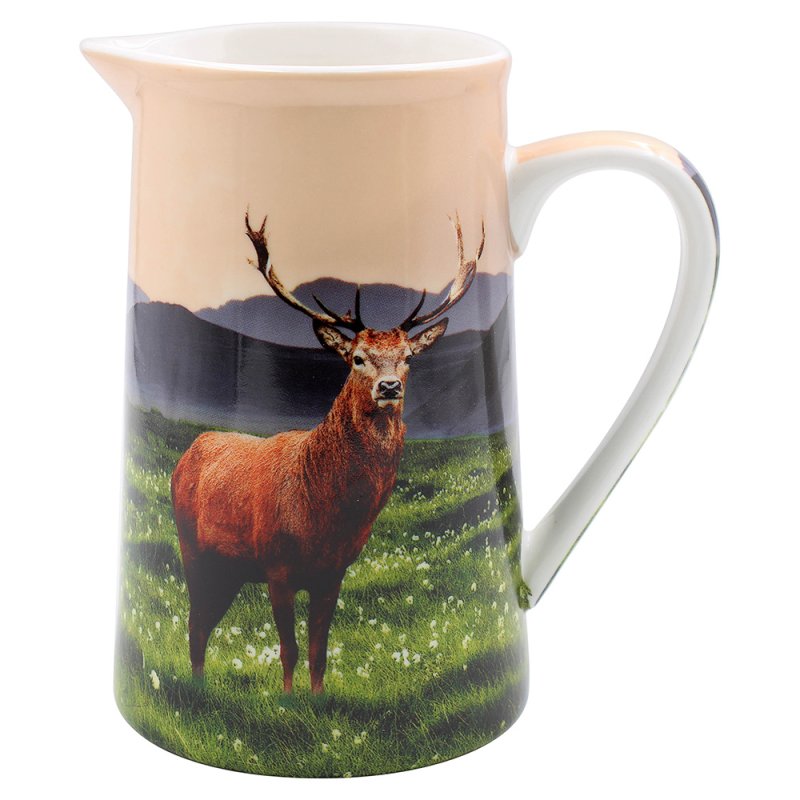 Highlands Stag 500ml Ceramic Jug