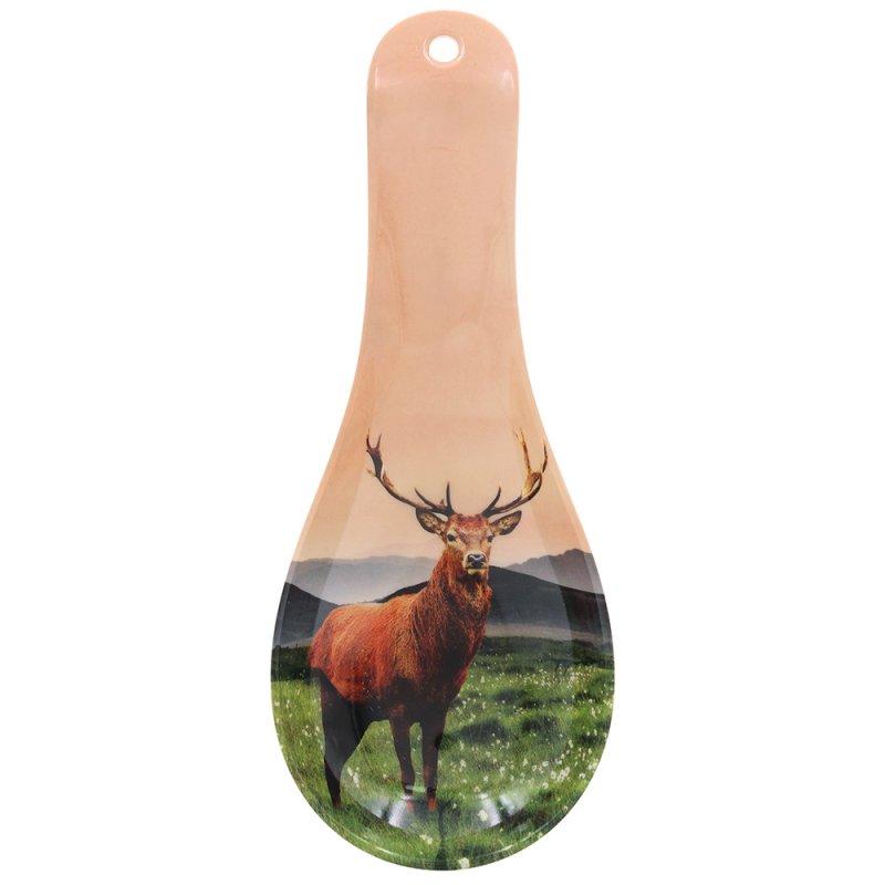 Highland Stag Melamine Spoon Rest