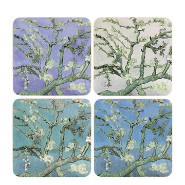 Van Gogh Almond Blossom Set of 4 Cork Coasters