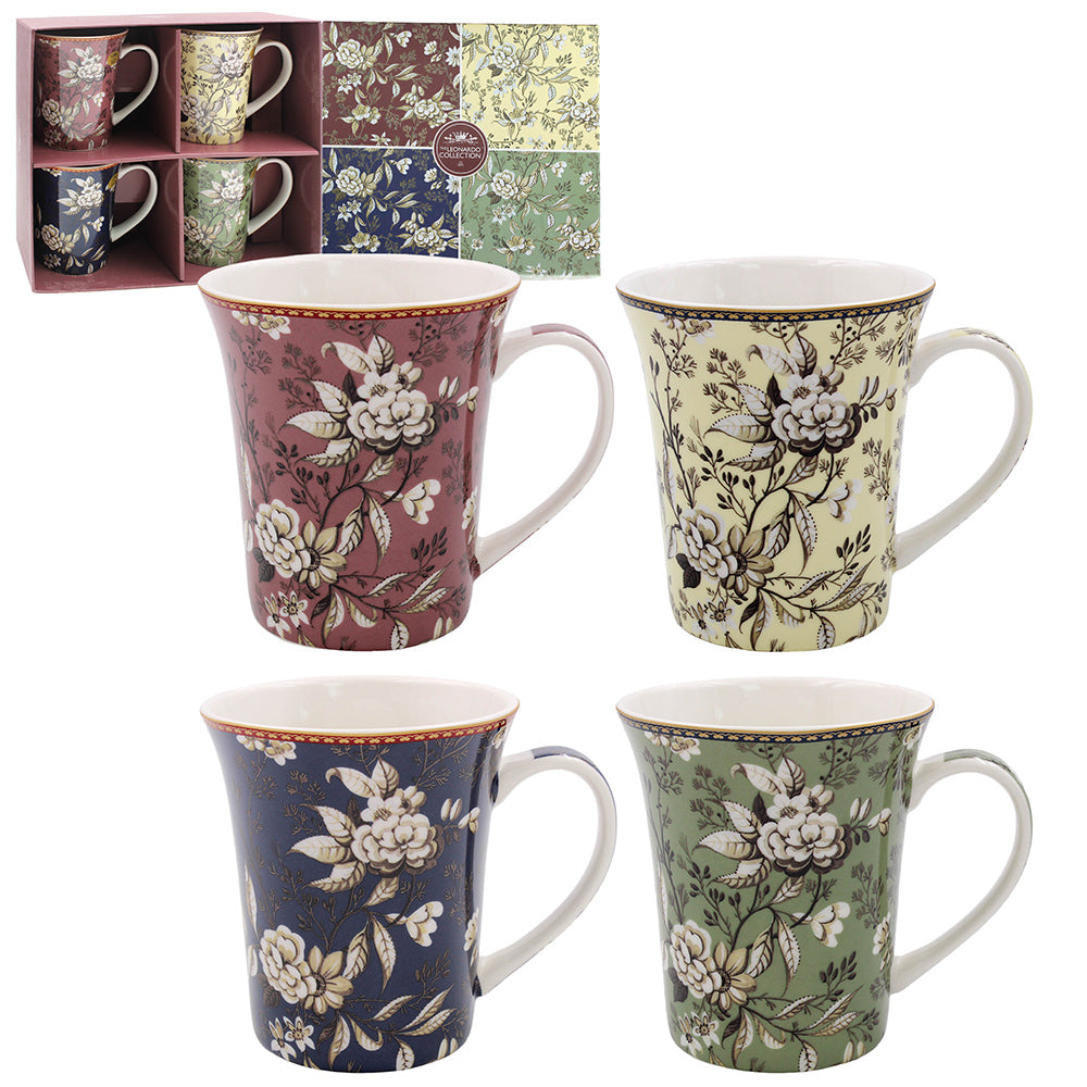 William Morris Kilburn Set of 4 300ml Fine China Mugs