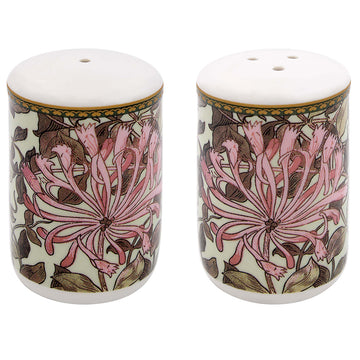 Morris Pink Honeysuckle Ceramic Salt & Pepper Shakers