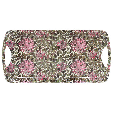 Morris Pink Honeysuckle Melamine Medium Serving Tray