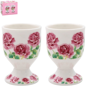 Rose Garden Ceramic Breakfast Egg Cups