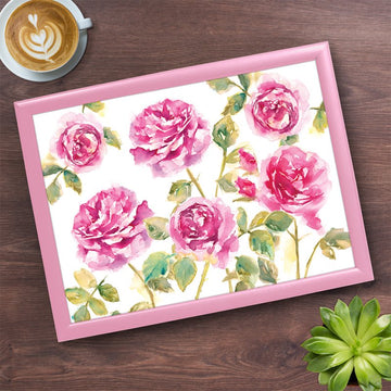 Rose Garden Padded Cushioned Lap Tray