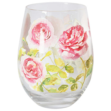 Rose Garden 450ml Cocktail Stemless Gin Glass