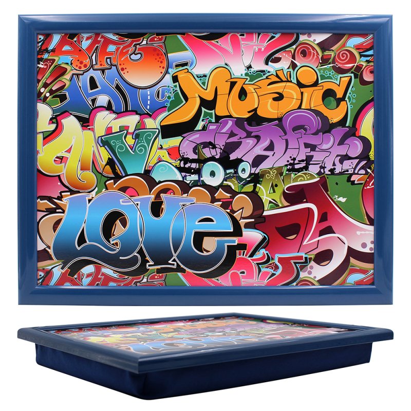 Graffiti Cushioned Laptray