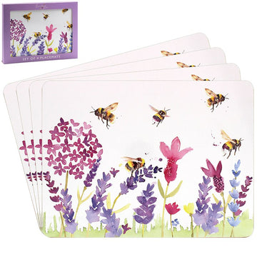 Set of 4 Lavender & Bees Placemats