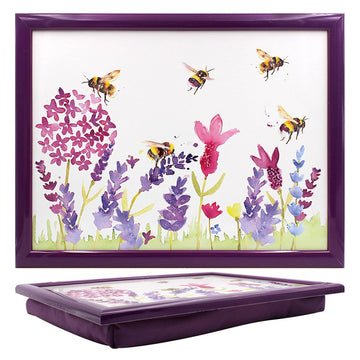 Lavender & Bees Cushioned Laptray