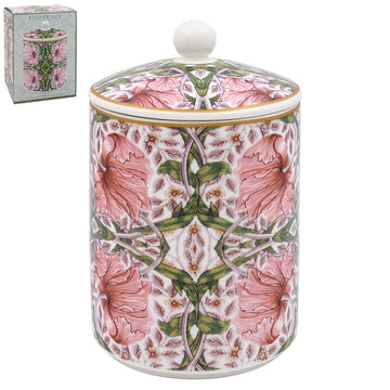 W Morris 750ml Pimpernel Floral Design Ceramic Canister