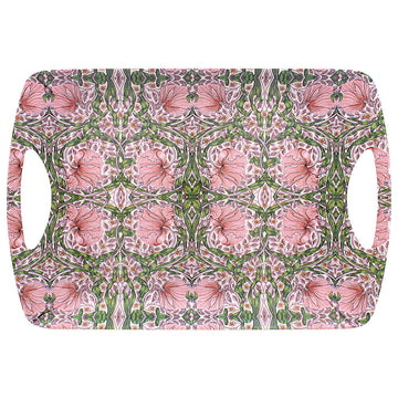 W Morris Large Pimpernel Floral Design Melamine Tray