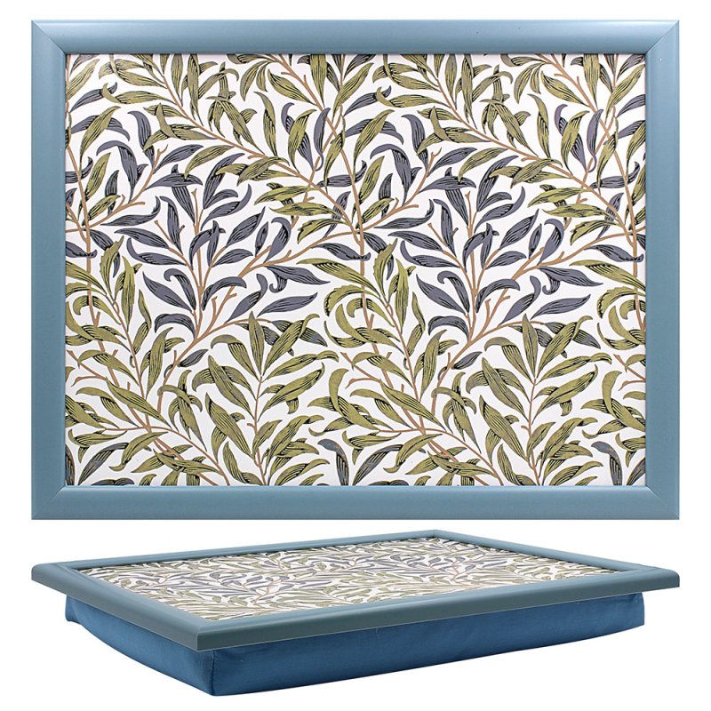 Willow Bough Nature Leaf Foliage Design Cushioned Laptray