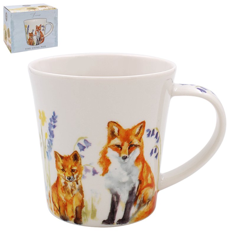 275ml Feather & Fur Foxes Ceramic Mug
