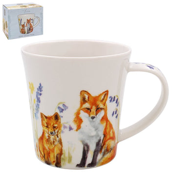 275ml Feather & Fur Foxes Ceramic Mug