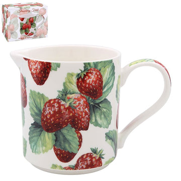 250ml Strawberry Field Fruit Summer Design Ceramic Jug