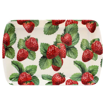 Small Strawberry Field Fruit Summer Design Melamine Tray
