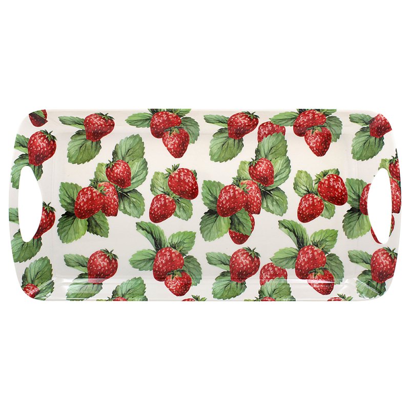 Medium Strawberry Field Fruit Summer Design Melamine Tray