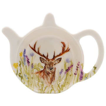 Highland Stag Design Melamine Teabag Tidy