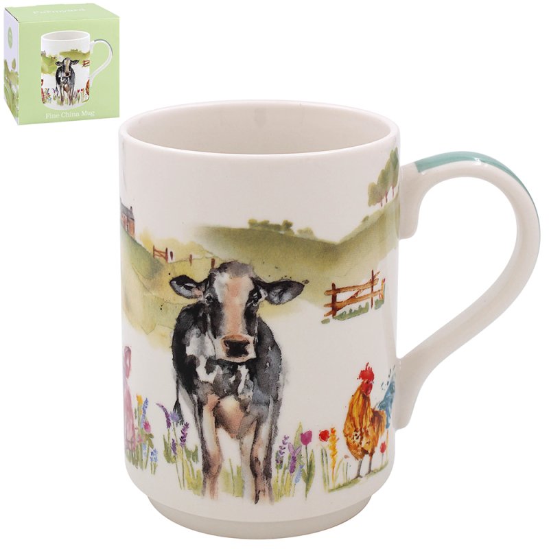 300ml Farmyard Animals Vintage Ceramic Mug