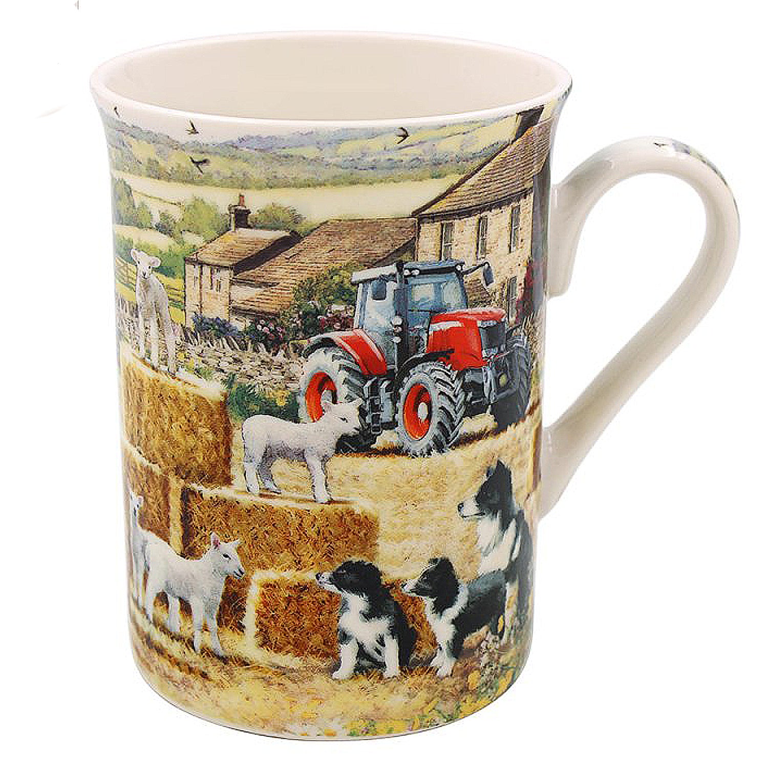 Collie & Sheep Fine China Ceramic Mug