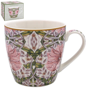 W Morris 450ml Pimpernel Floral Design Ceramic Mug