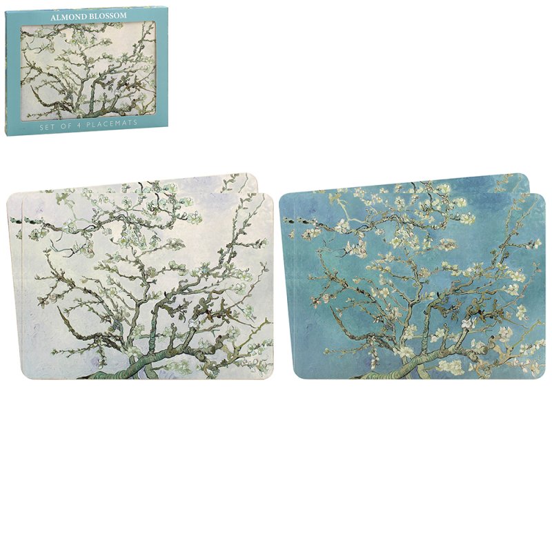 Van Gogh 4pc Almond Blossom Cork Back Placemats