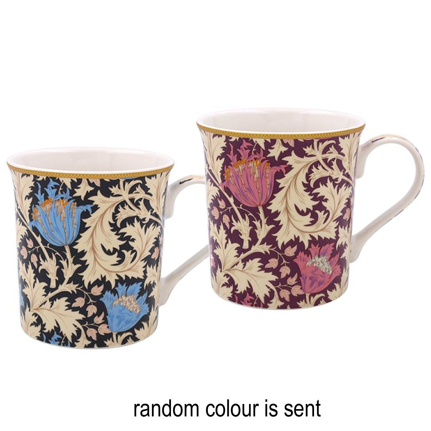 William Morris 350ml Anemone Floral Vintage Ceramic Mug
