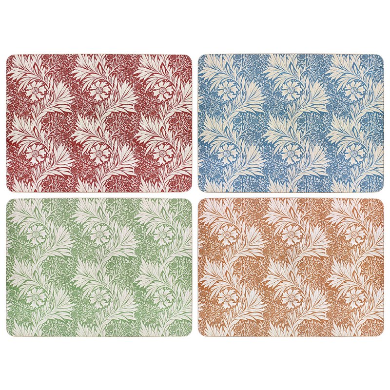 Set 4 Cork Back Meadow Floral Placemats