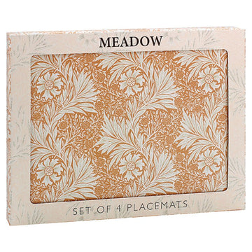 Set 4 Cork Back Meadow Floral Placemats