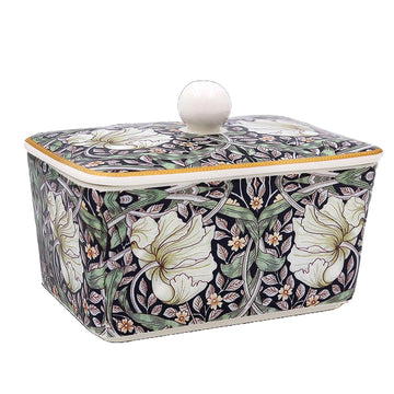 William Morris Pimpernel Ceramic Butter Dish