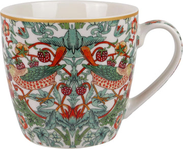 William Morris Strawberry Thief 450ml Cream Coffee Mug