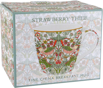 William Morris Strawberry Thief 450ml Cream Coffee Mug
