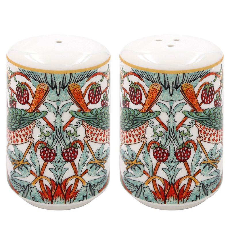 William Morris Strawberry Thief Salt & Pepper Shaker Set