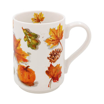 6pcs 300ml Autumn Fall Nature Theme Ceramic Coffee Mug