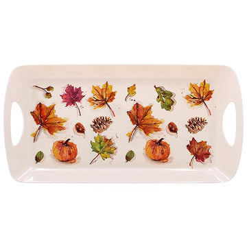 Medium Autumn Fall Nature Theme Melamine Serving Tray