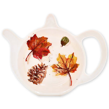 Autumn Fall Nature Theme Melamine Teabag Tidy