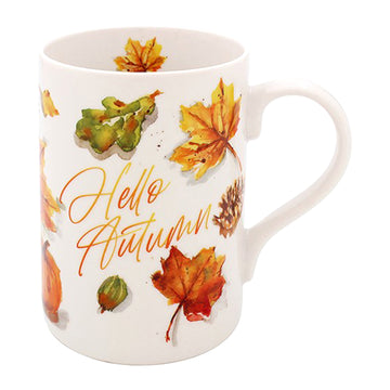 4pcs 300ml Hello Autumn Nature Theme Ceramic Coffee Mug