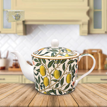 William Morris Fruits Fine China Tea Pot