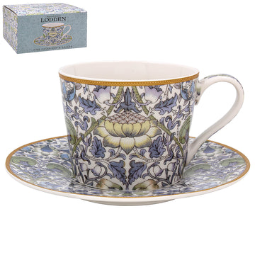 William Morris Lodden Fine China Cup & Saucer Set