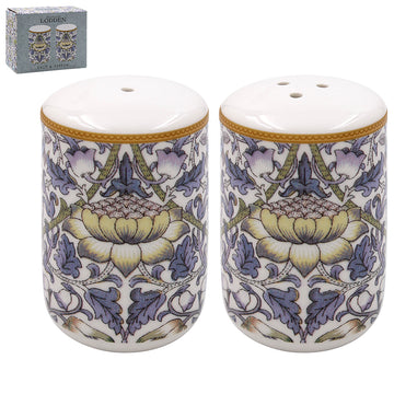 Salt & Pepper Shaker Set Ceramic Lodden W.Morris