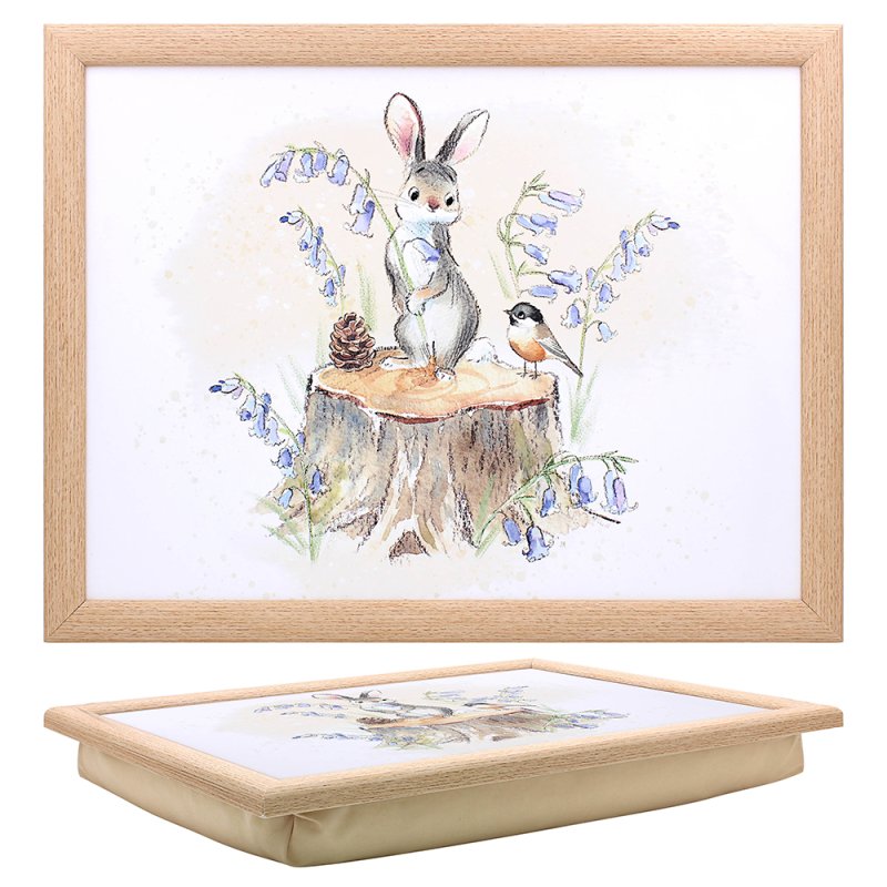 Hare & Bird Cushioned Laptray