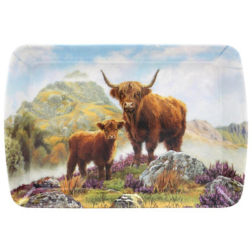 Highland Cow Small Serving Tray
