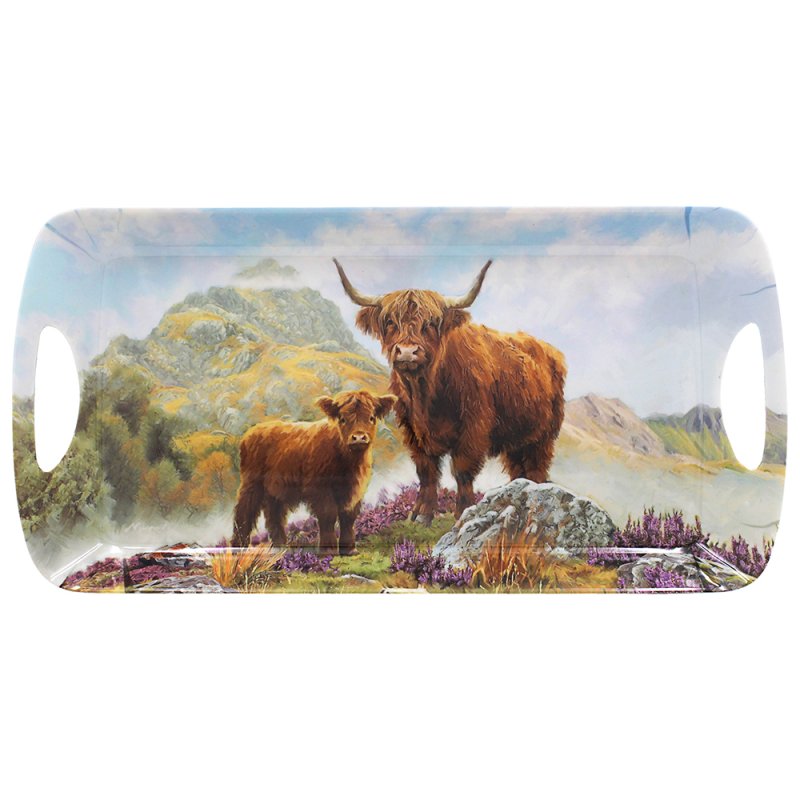 Highland Cow Medium Serving Tray