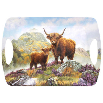 Highland Cow Large Serving Tray