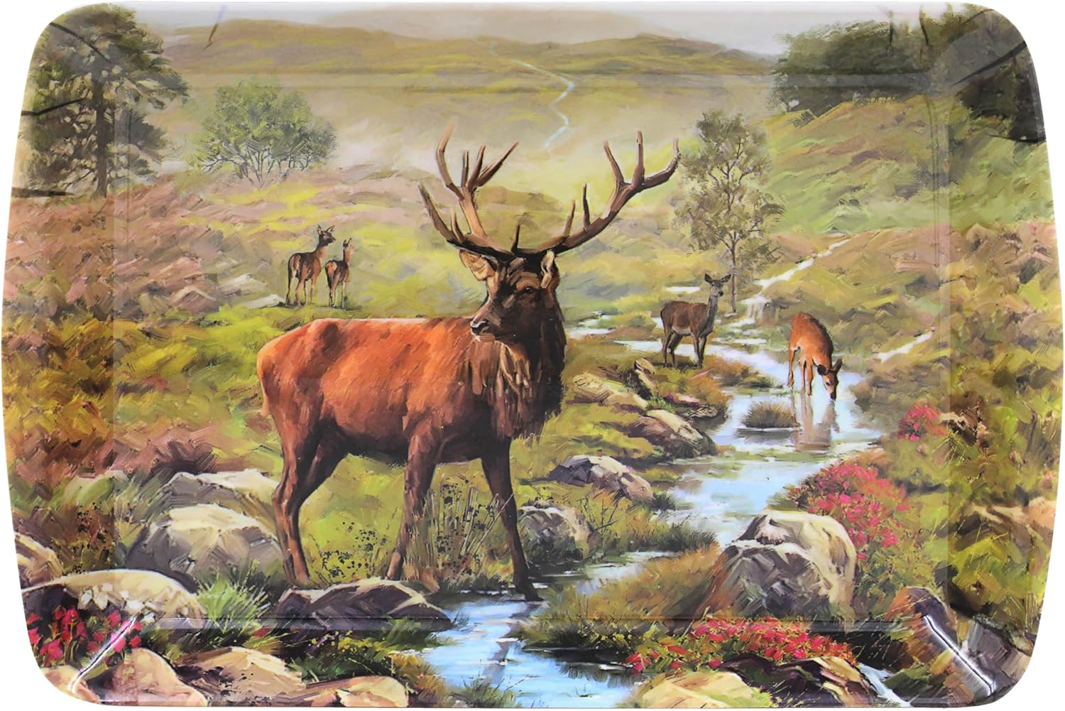 Highland Cow Small Melamine Serving Tray