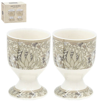 William Morris Artichoke Cream Egg Cups