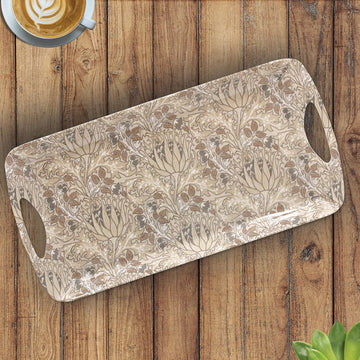 2Pcs William Morris Artichoke Medium Large Serving Tray Set